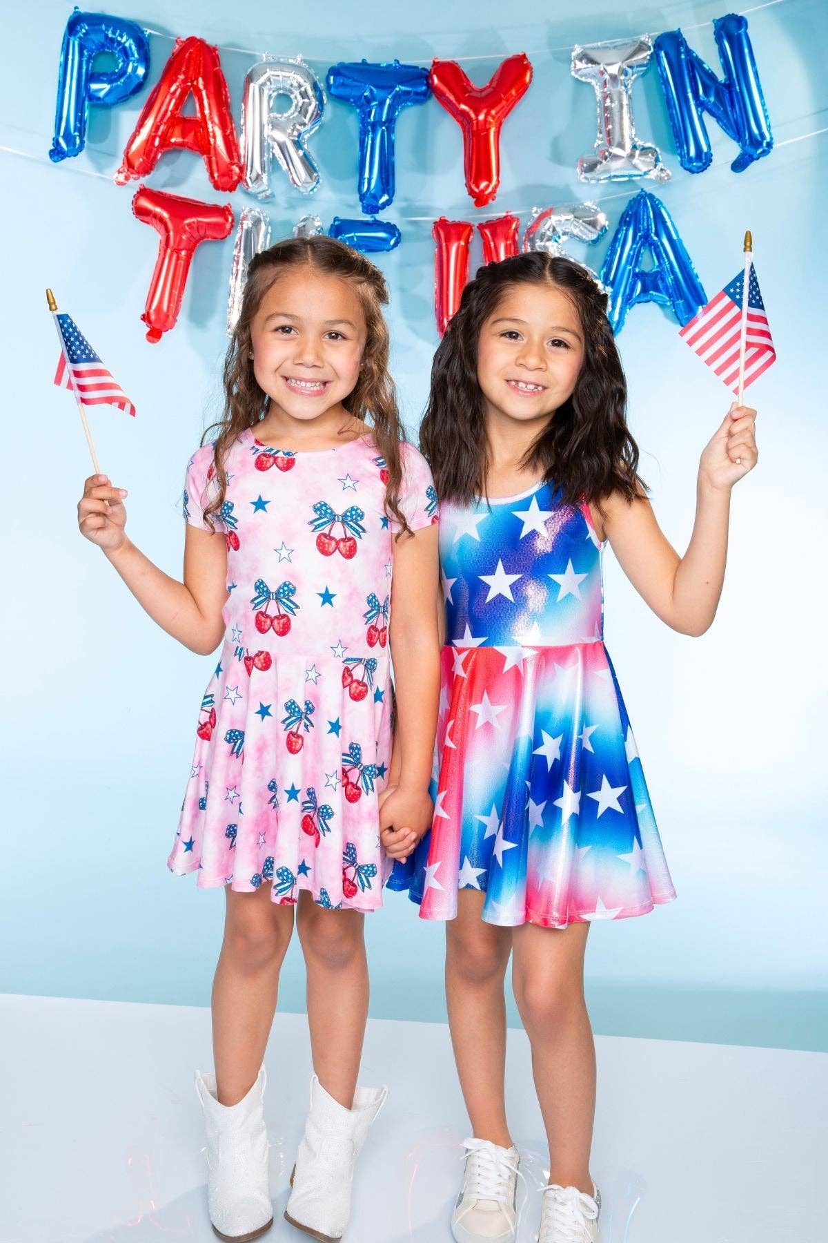 PixieLane - Wholesale Dress - Kids - Glitter Tank Super Twirl Dress39