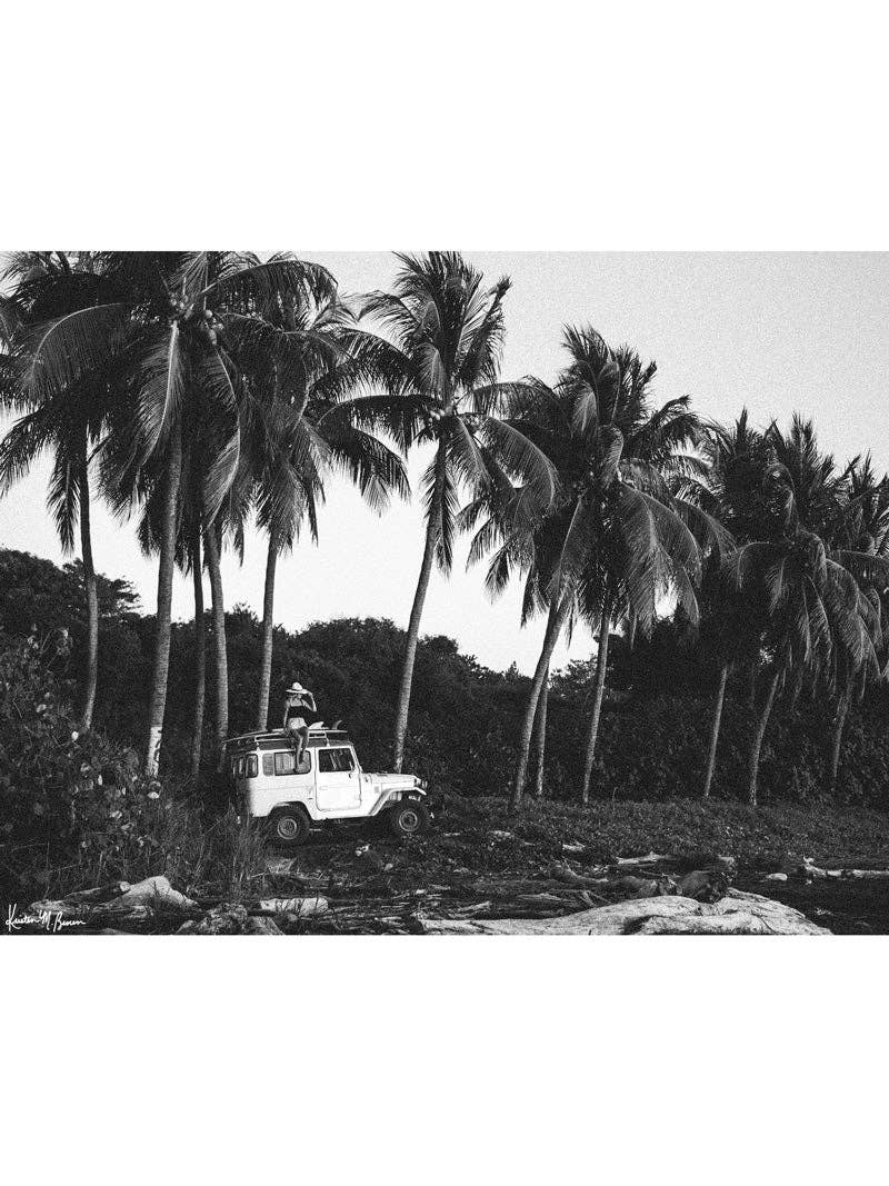 The Sunset Shop - Wholesale Art Print - Surf Bandida - Black & White5