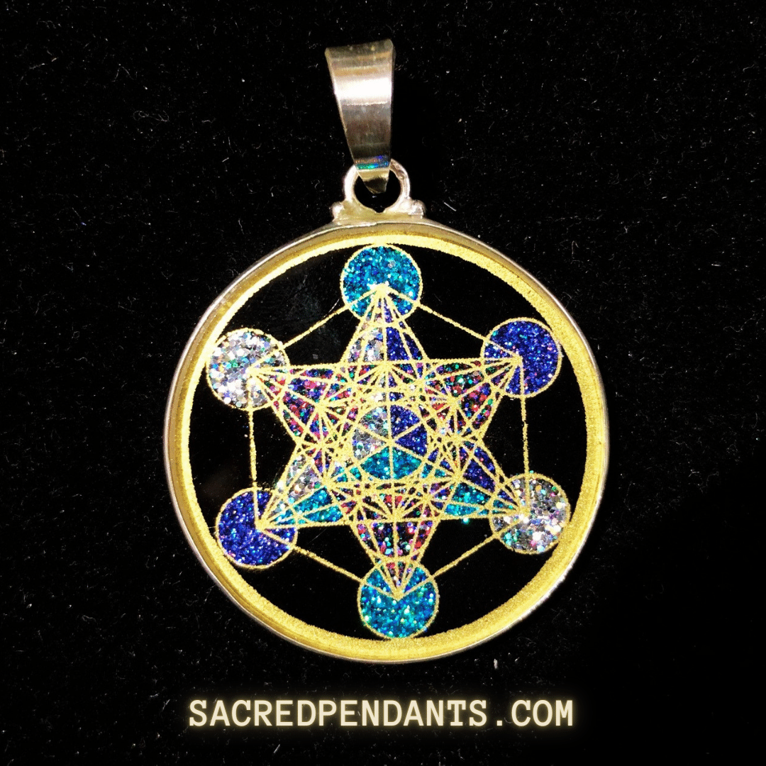 Sacred Pendants - Wholesale Individual Charm/Pendant - Metatron’s Cube -Sacred Geometry Gemstone Pendant6