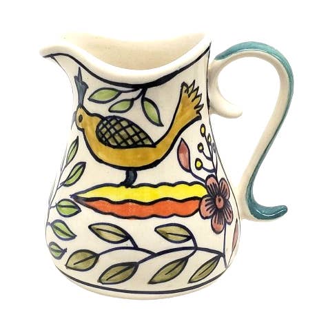 Multi Bird Jug 12x14 cm for wholesale by Status Collections