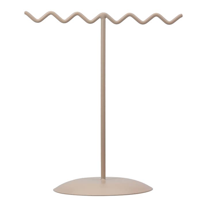 brown grey Jewelry Stand Curly 2-assorted brown; gray H. 15 cm, PU 16 for wholesale on Faire3