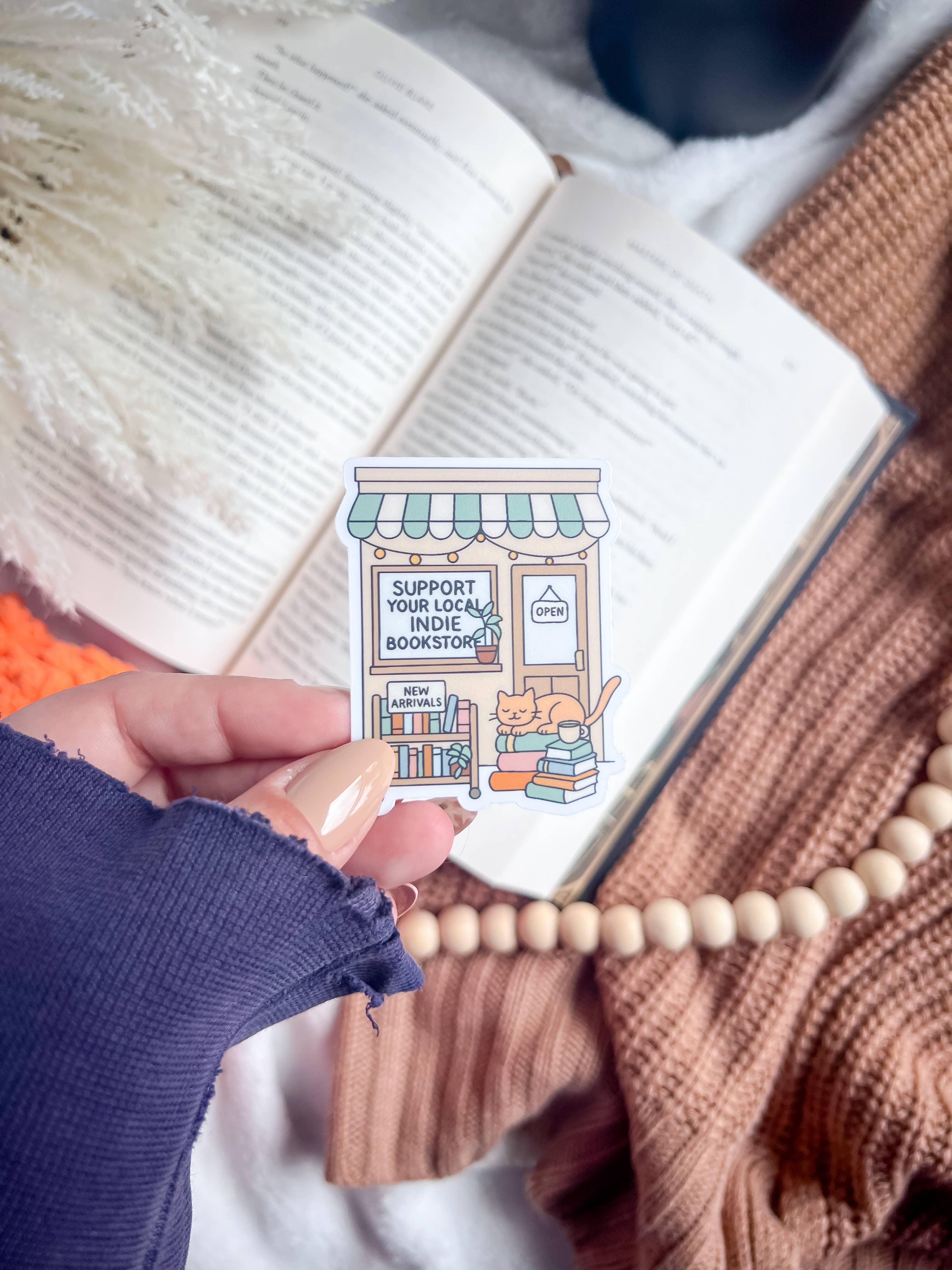 Bumblebry Designs - Wholesale Sticker - Local Indie Bookstore Vinyl Sticker | Book Stickers | Trendy0