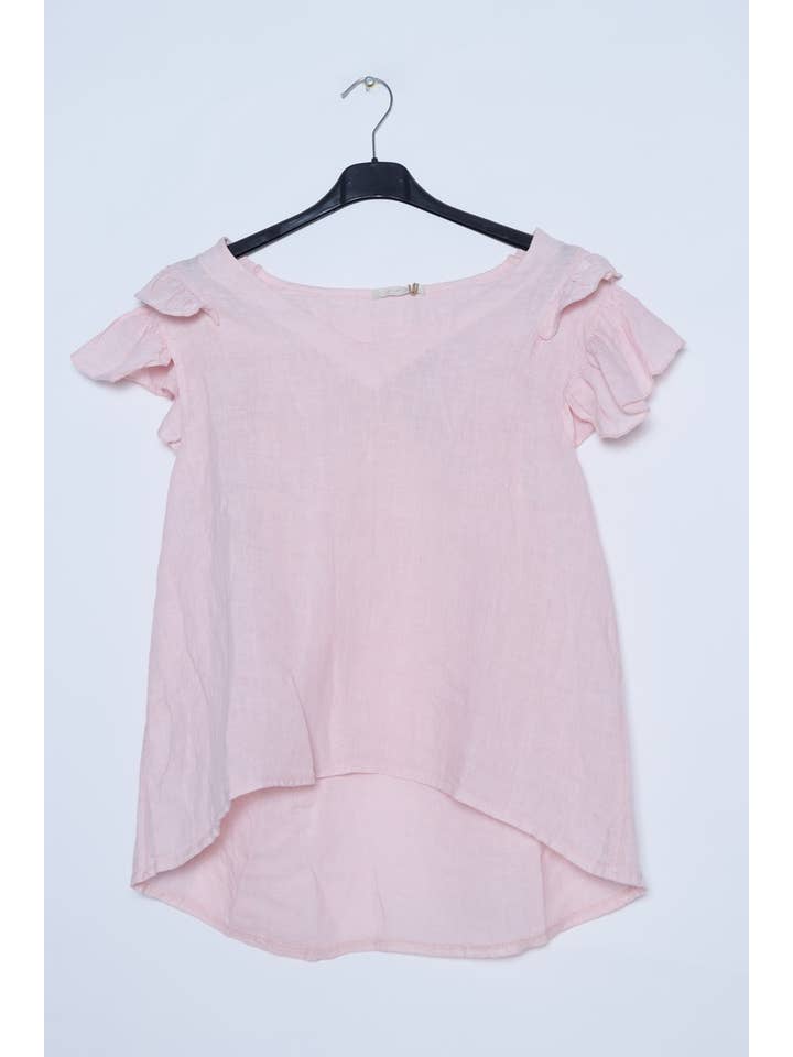 LÉA & LUC - Wholesale Blouse - Women's - 100% Linen Blouse REF. 1201935