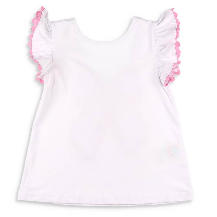 White Bow Back Top for wholesale by Shrimp and Grits Kids