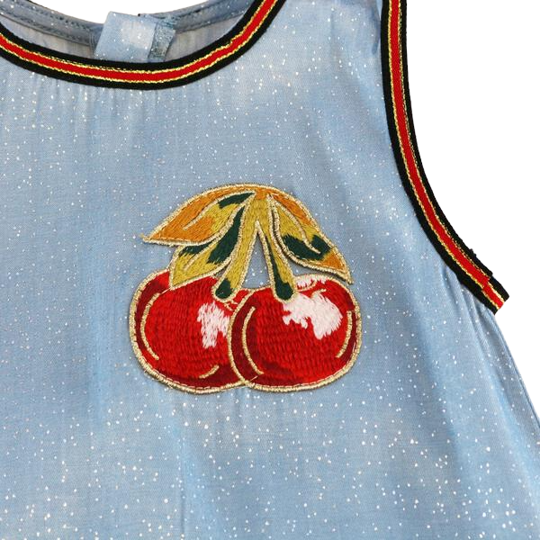 Doe a Dear - Wholesale Dress - Kids - S50 13050 Cherry Embroidery Dress (2 Colors)5