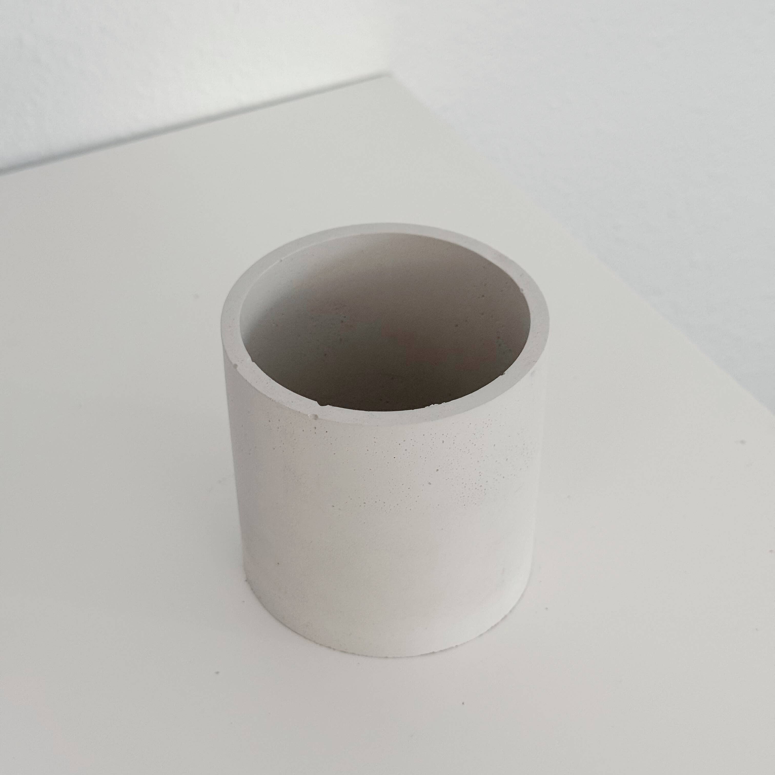The Herban House LLC - Wholesale Candle Holder - Round Concrete Vessels - Empty0