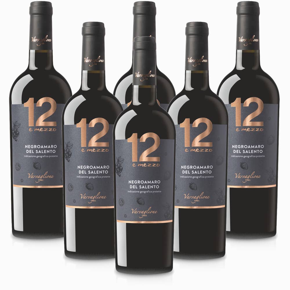 Metina SAS - Wholesale Red Wine - Negroamaro Del Salento IGP 12 E Mezzo Varvaglione 2