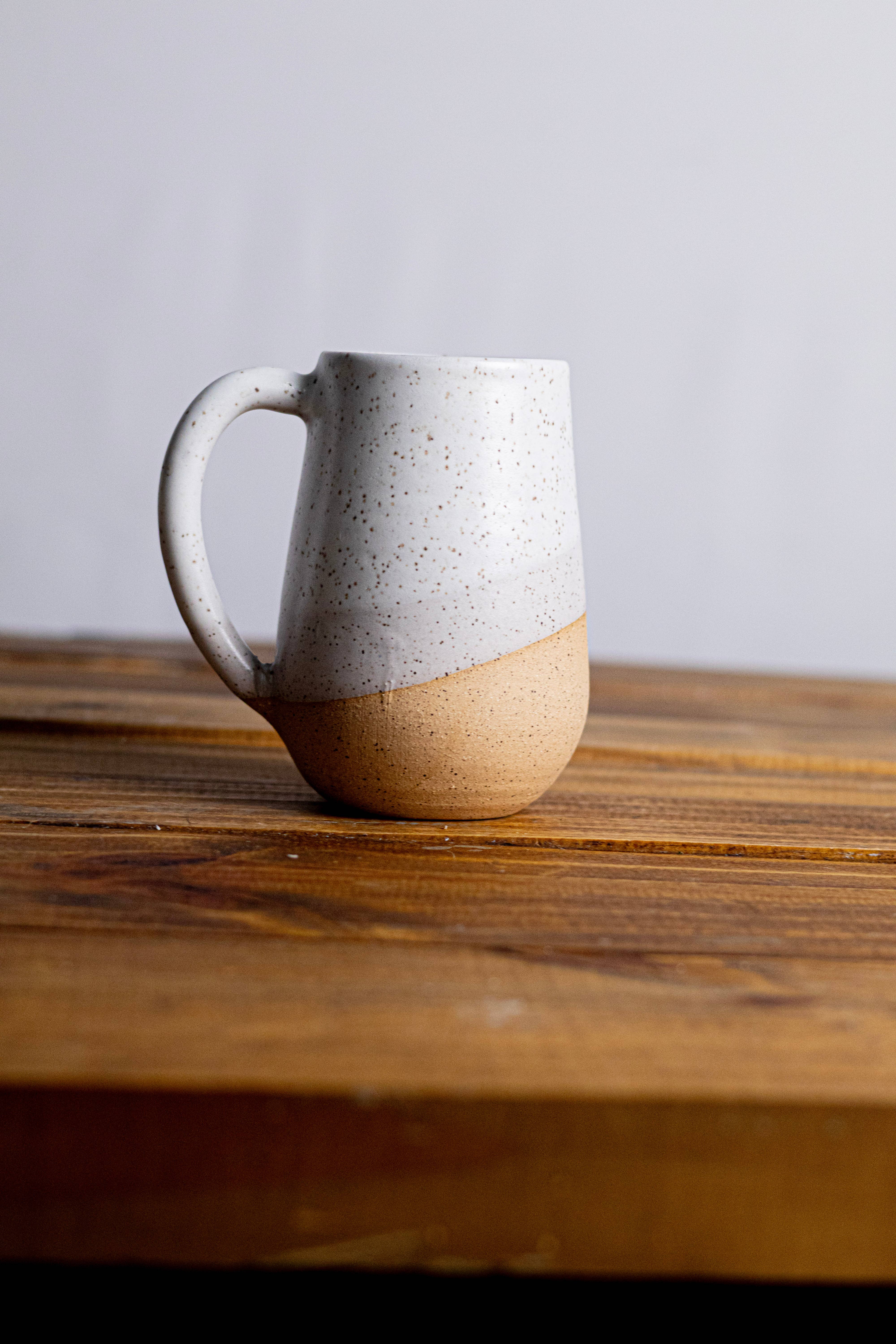 Hands On Ceramics - Wholesale Coffee Mug - Ceramic Tall Round-Bottom Mug - 16 ounce mug0