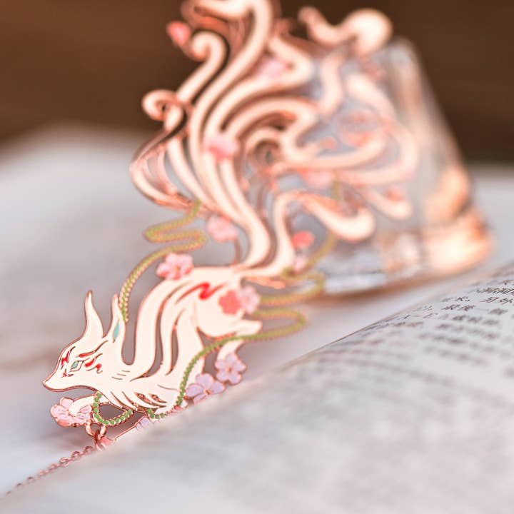 Voorspoedige Dieren Metalen Boekenleggers (Negestaartige Vos) voor wholesale door Vermilion Collection
