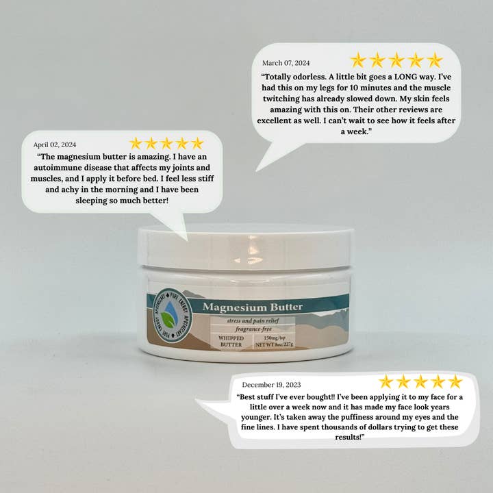 Pure Energy Apothecary - Wholesale Body Balm/Butter - Magnesium Whipped Butter (MUST HAVE PRODUCT)2