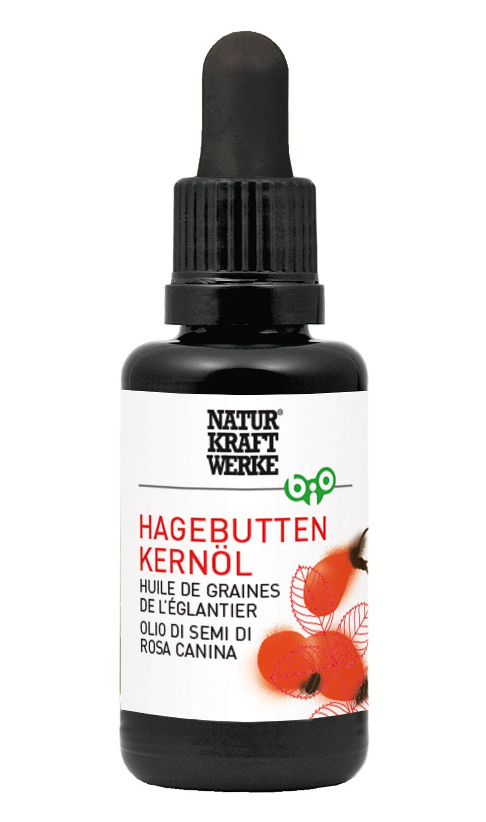 NaturKraftWerke - Wholesale Cooking Oil - Rosehip seed oil native 30 ml organic/organic1