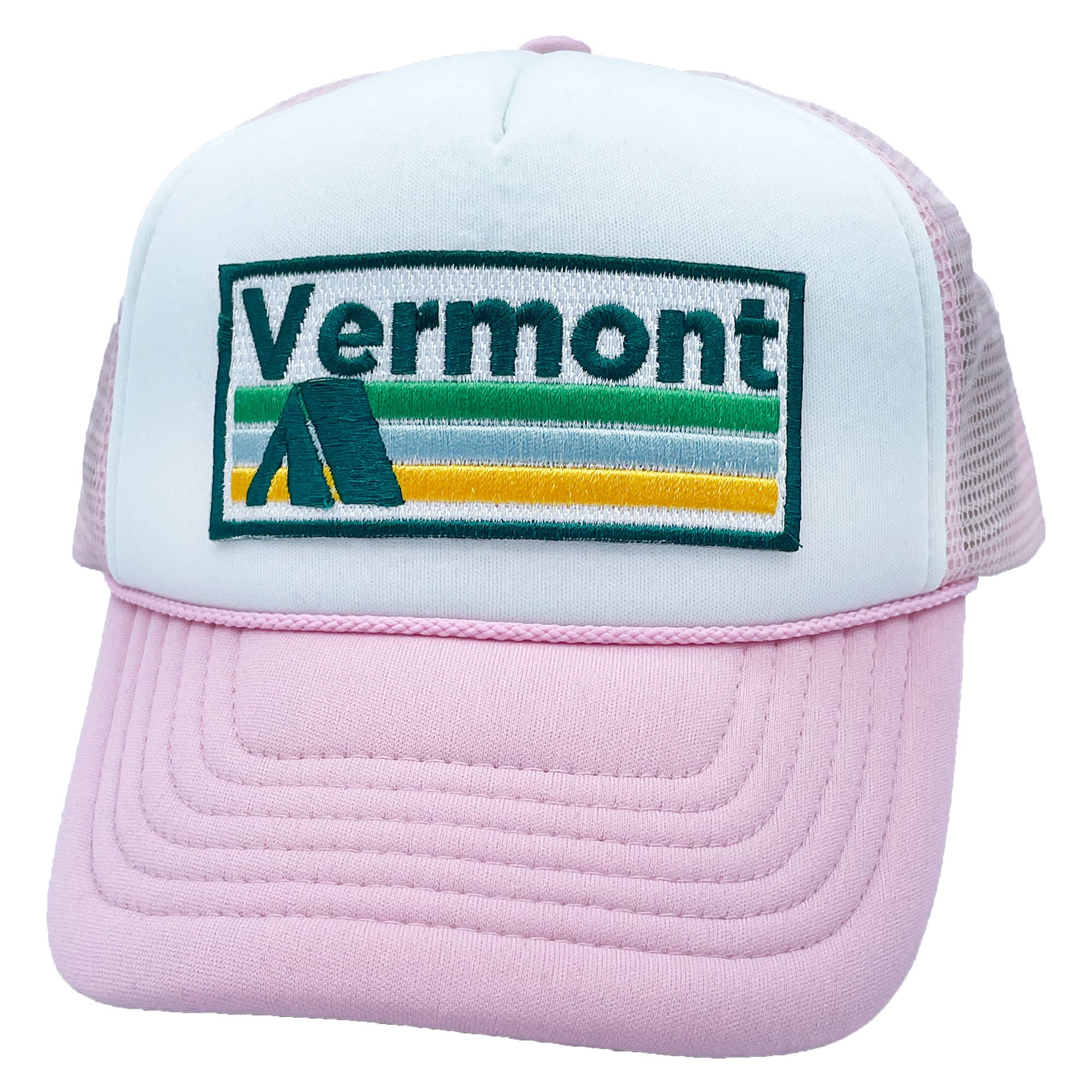 Hey Mountains - Vente Chapeau – enfant - Casquette Trucker Kids Vermont - Camping Rétro5
