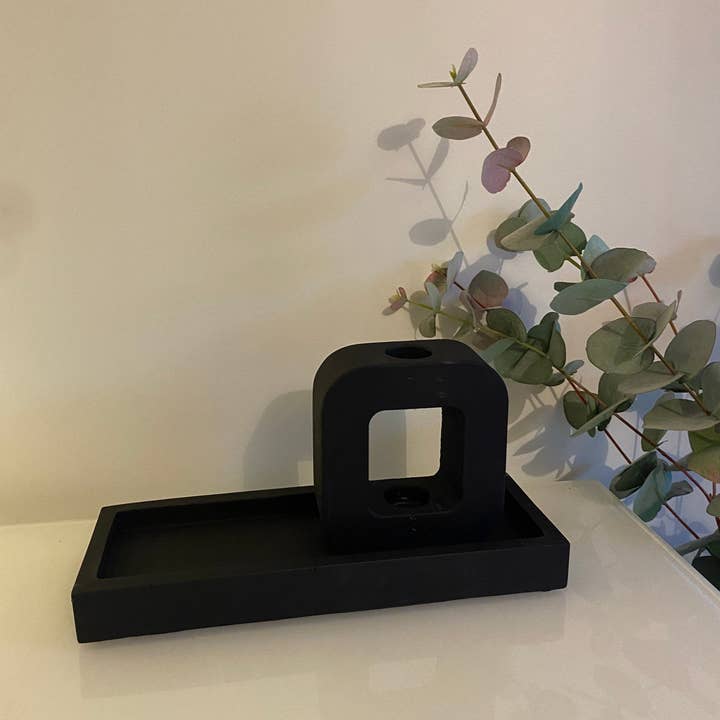 Concreates - Wholesale Vaas - Concrete donutvaas | Scandinavische vaas | ronde en vierkante vaas | Gedroogd bloemstuk