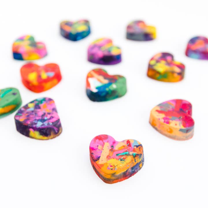 Art 2 the Extreme® - The Original Rainbow Crayon® - Wholesale Crayons - Kids & Baby - Mini Heart Original Rainbow Crayon® Boxed Set of 41