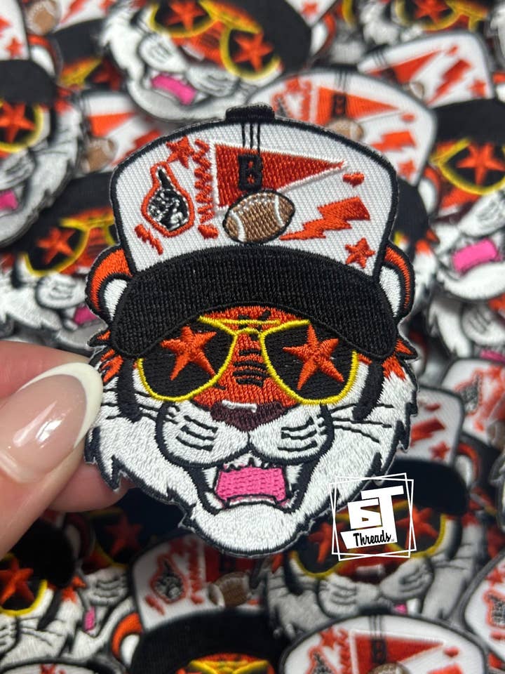 Star Sunglasses Spirit Bengal....Cap Patches Only for wholesale by 6j Threads LLC
