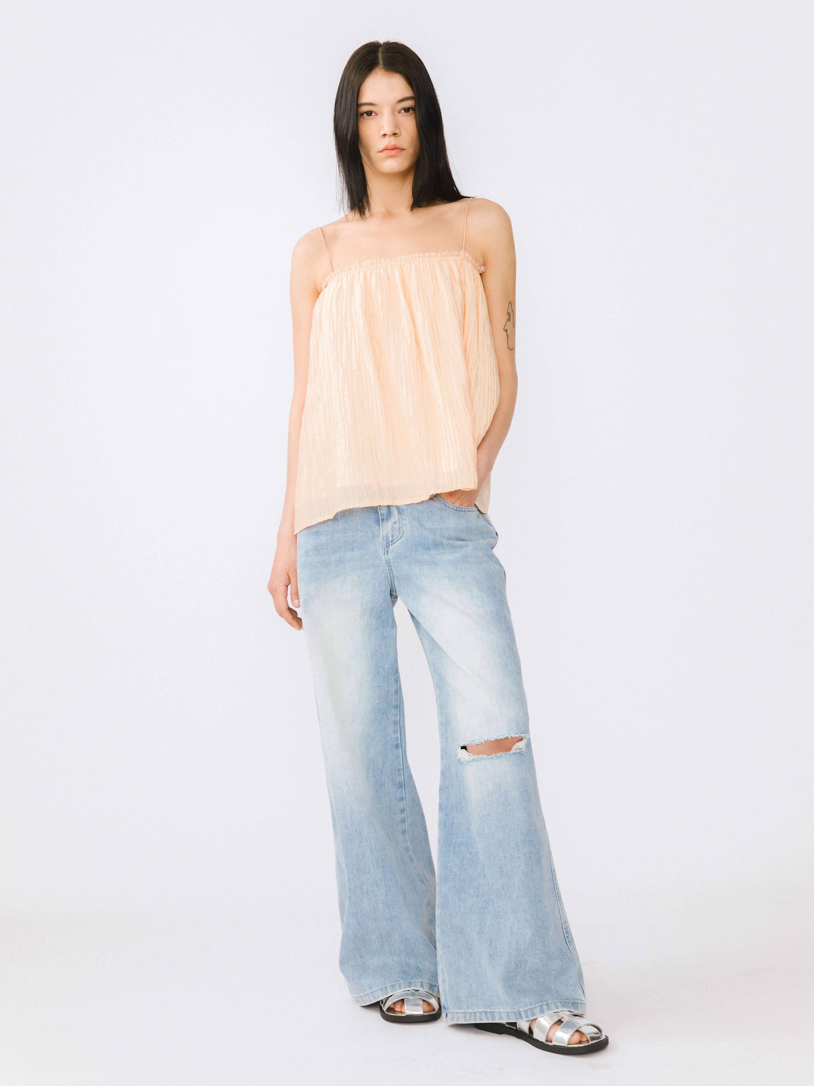 CUBIC - Wholesale Blouse - Women's - Spaghetti Strap A-line Top6