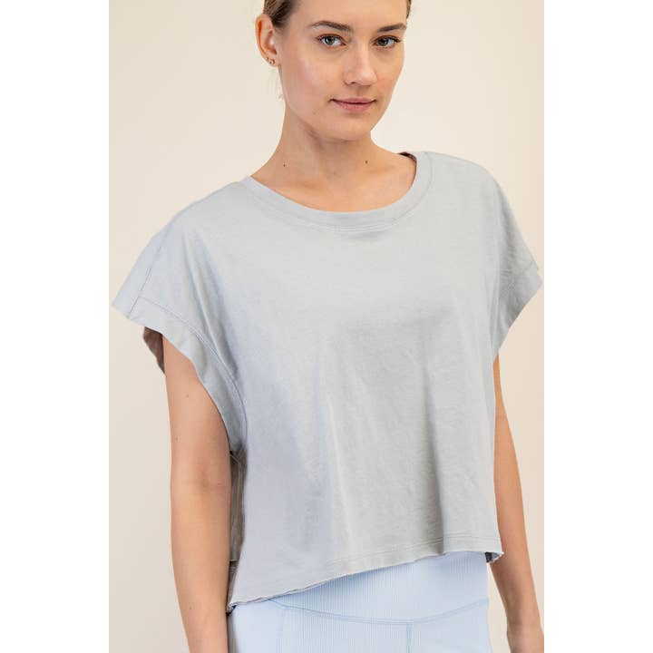 Rae Mode - Wholesale Shirt - Women's - COTTON SLUB OPEN BACK TOP19