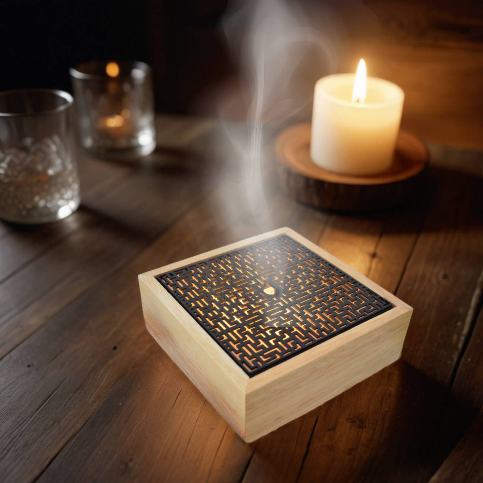 Zen'Arôme - Wholesale Electronic Diffuser - Kaori Essential Oil Diffuser in Japanese Style Bamboo6