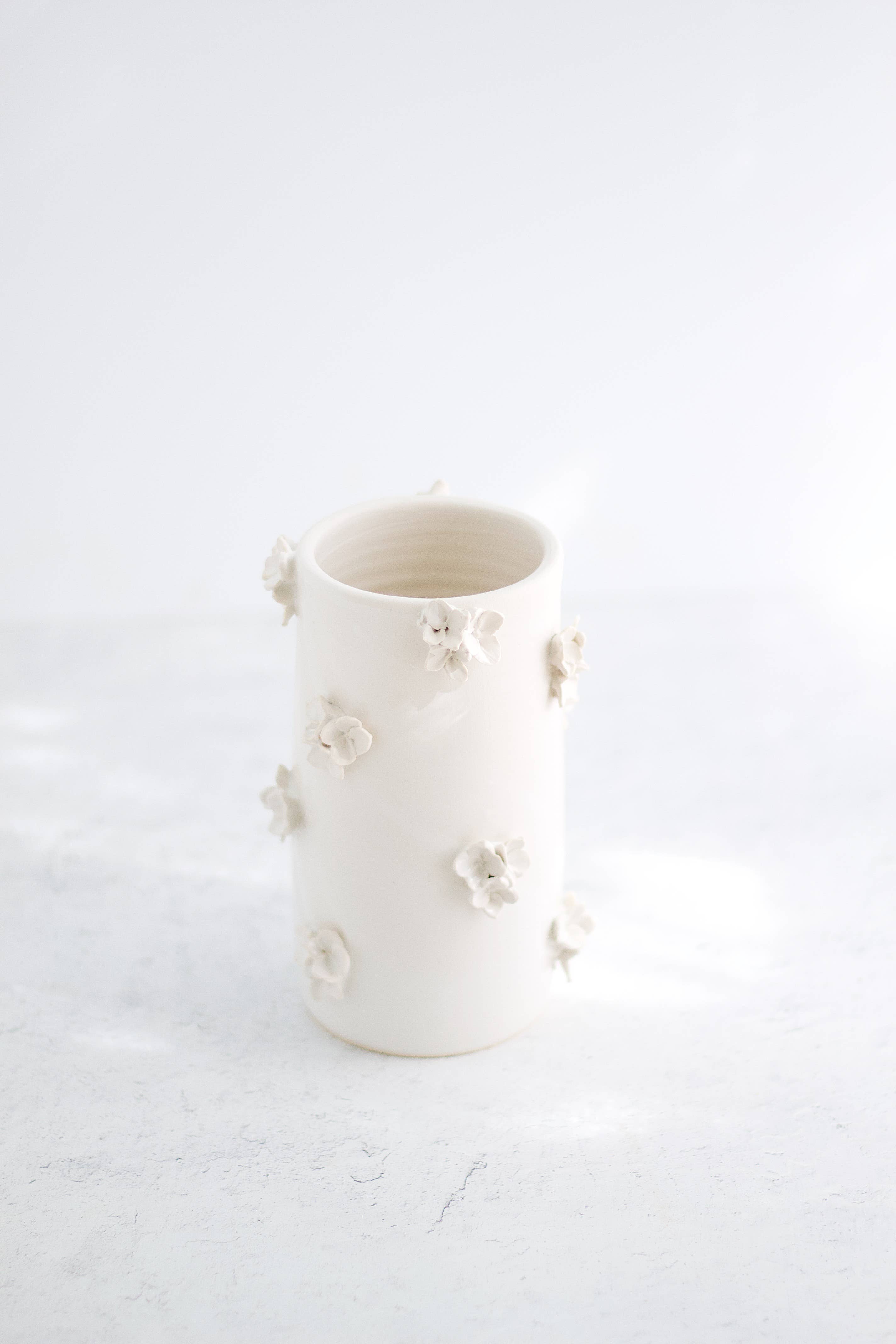 Erica Moore Pottery - Wholesale Vase - Cream Flower Vase