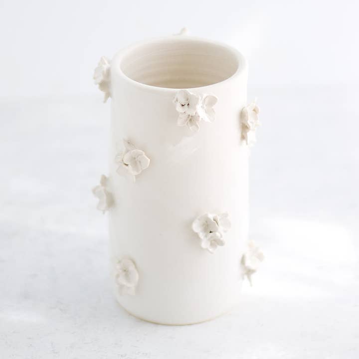 Erica Moore Pottery - Wholesale Vase - Cream Flower Vase0