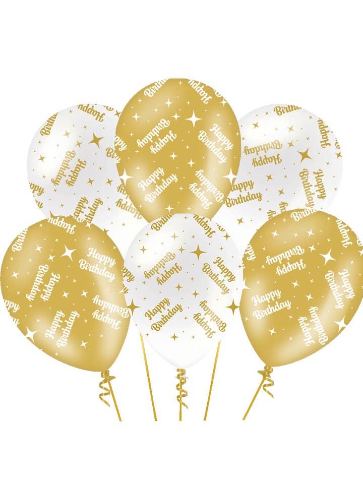 Flotte festballoner - Tillykke med fødselsdagen for engroshandel hos PD Party