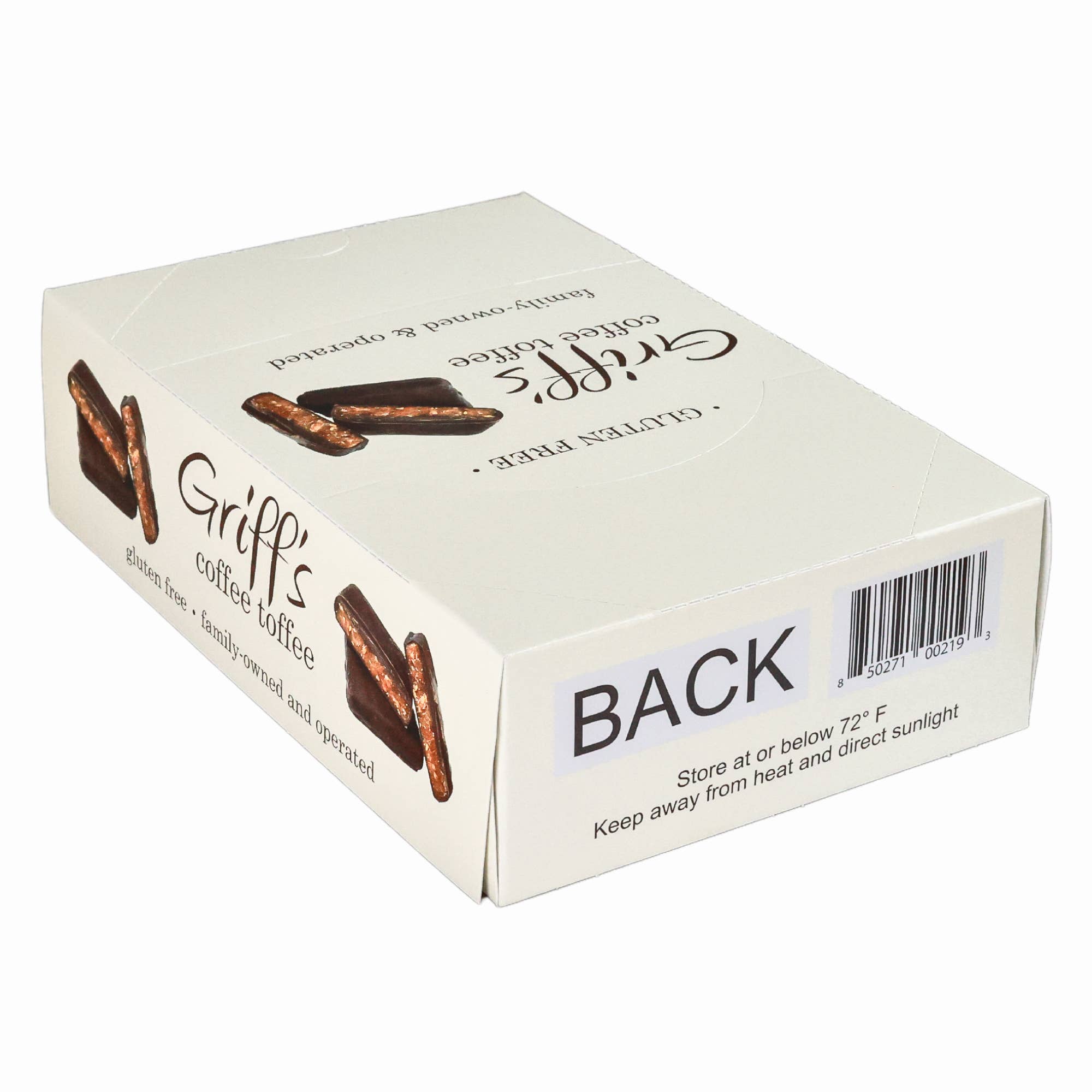 Griff's Toffee - Vente Caramel anglais - Caramel au café Griff's - 1 oz de caramel au chocolat noir5