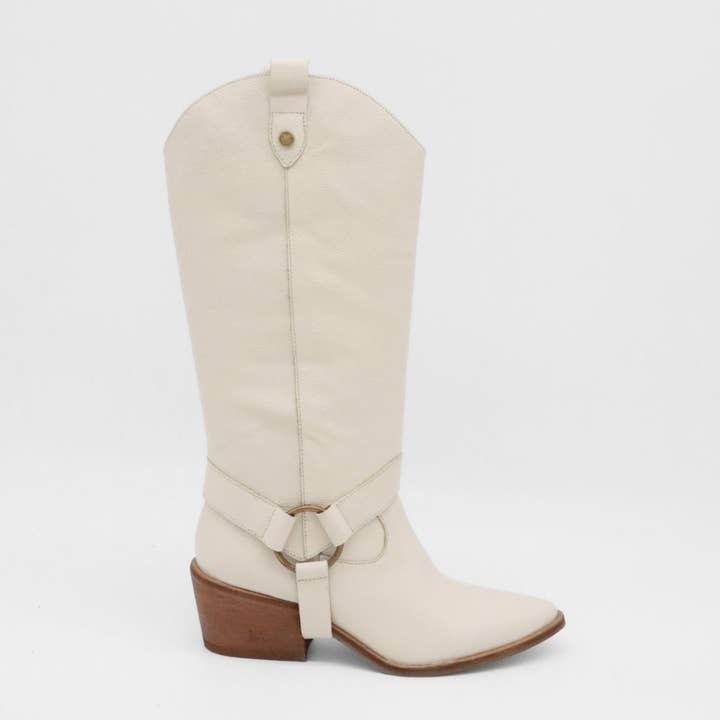 Marfil Botas vaqueras occidentales convertibles Penelope marfil para mujer de venta al por mayor en Faire0