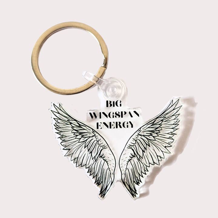 ACOTAR big wingspan energy keychain - officially licensed by Sarah J. Maas for wholesale by Romantasy Designs