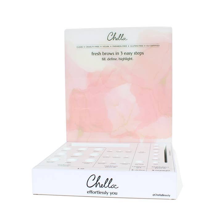 Brow Tester Display - Empty for wholesale by Chella Brow & Eye Collection