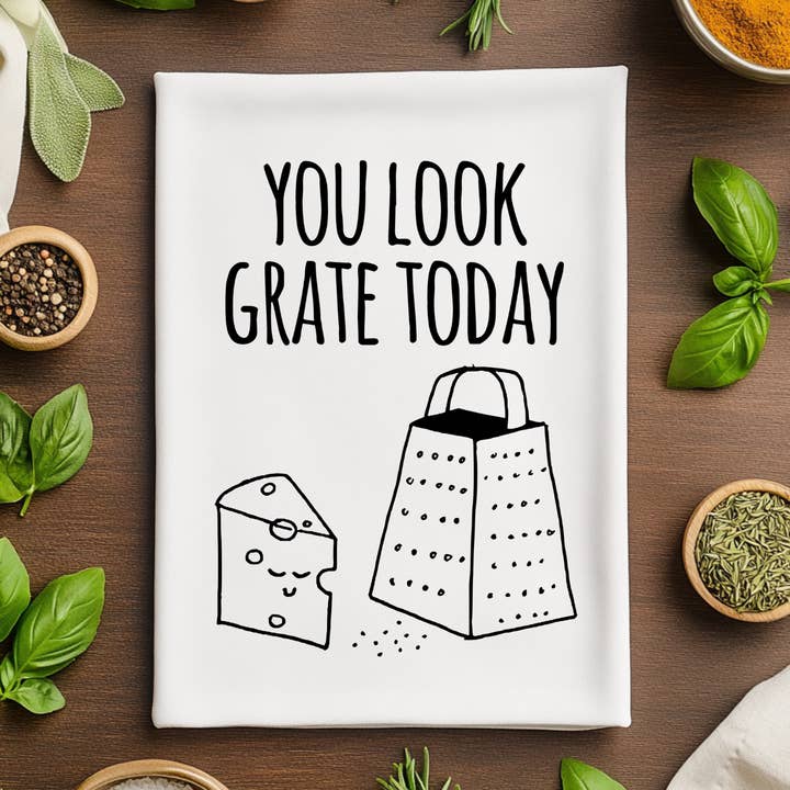 Du ser fantastisk ud i dag - Køkkenhåndklæder for engroshandel hos Moonlight Makers