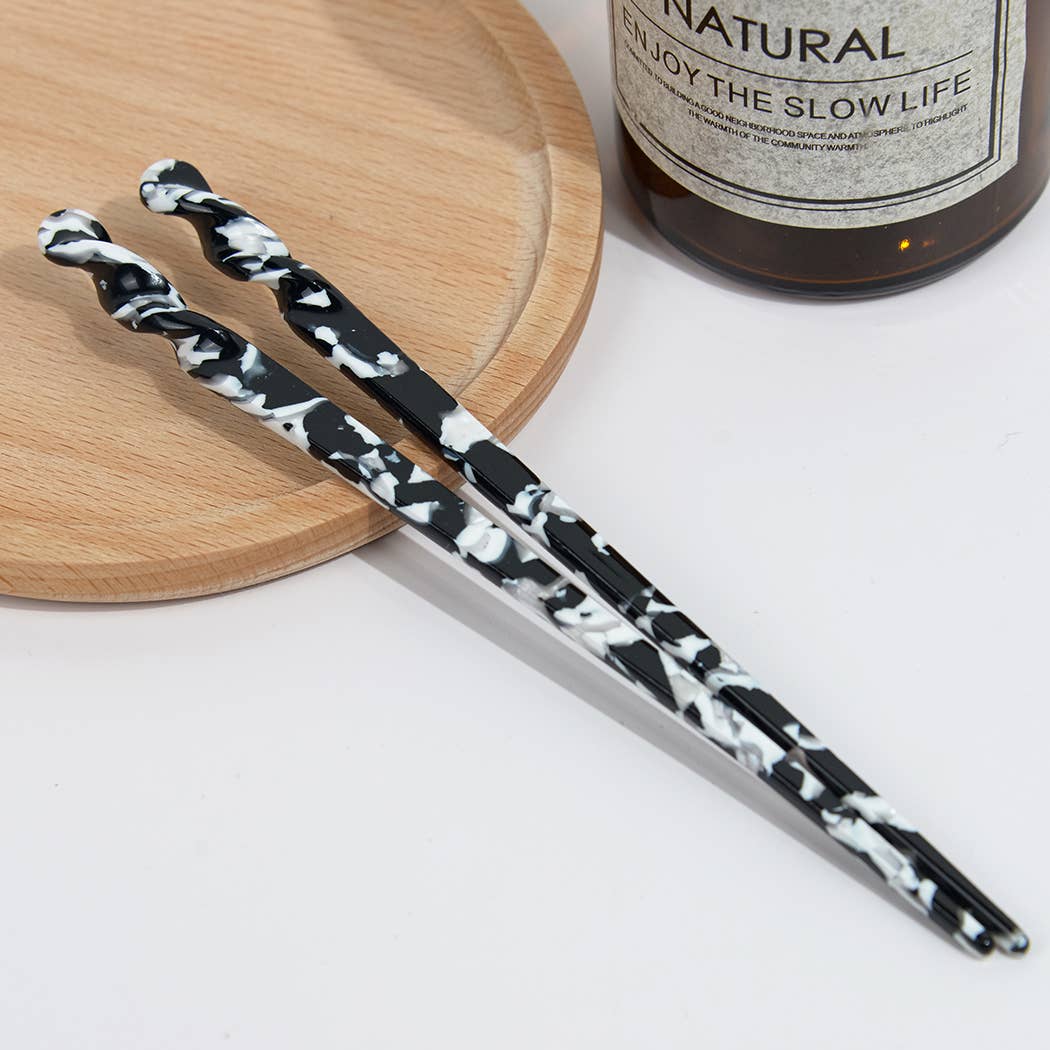 TheDivaSoap - Wholesale Hair Pin - Minimalist Acetate Tortoise Hair Stick HairPin, Eco-Friendly0