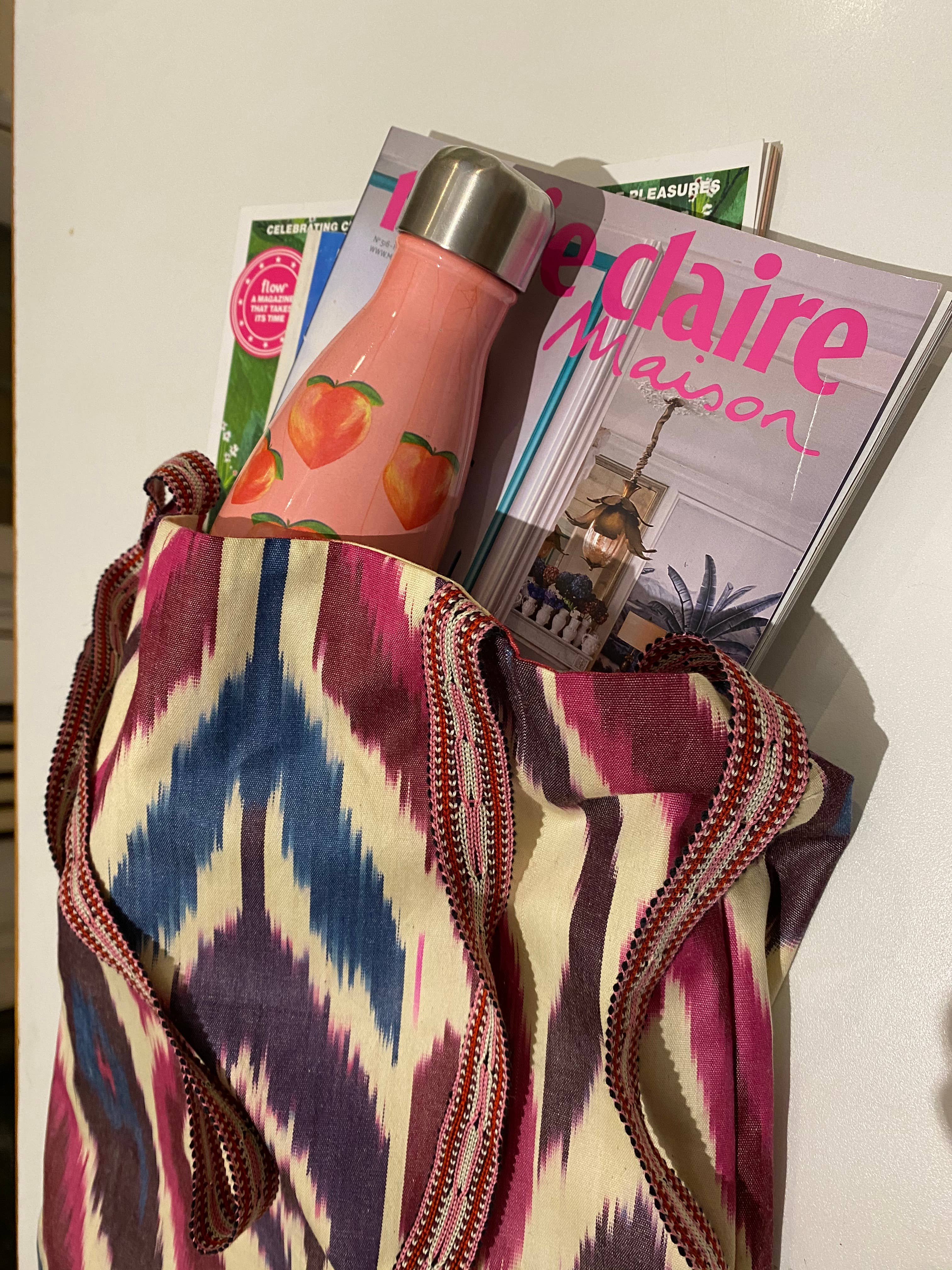 various colors ikat fabric shopper for wholesale on Faire13