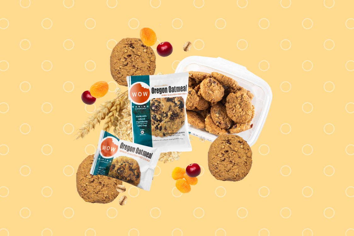 WOW Baking Company - Wholesale Cookie - Gluten-Free Oregon Oatmeal Cookie Grocery Singles4