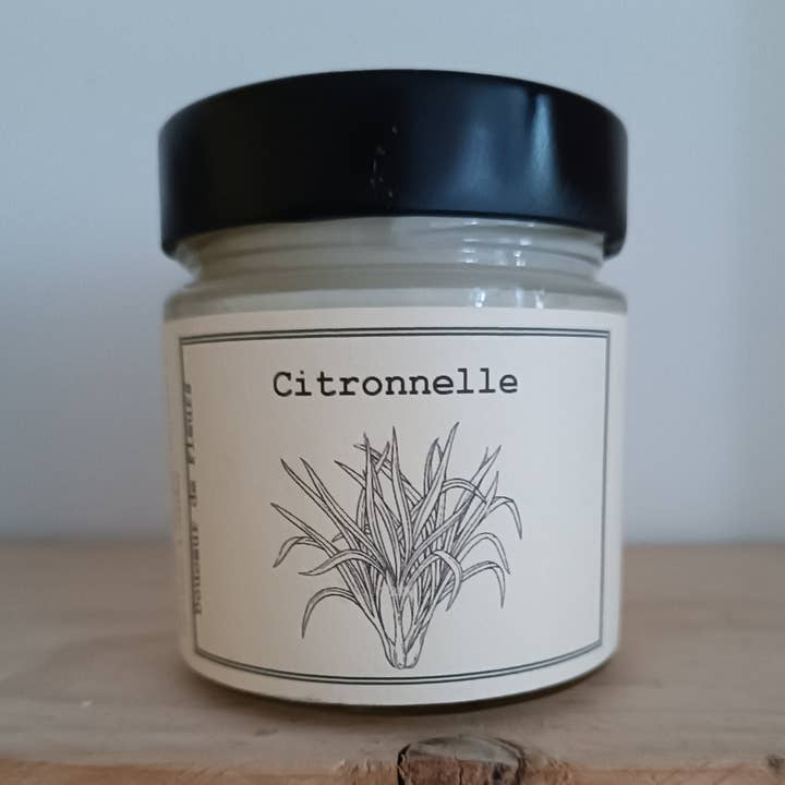 LA BOUGIE DES JARDINS - Wholesale Jar/Filled Candle - 180g lemongrass candles 0