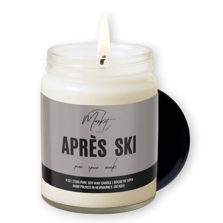 APRÈS SKI SOY CANDLE- WHOLESALE for wholesale by Market Candle Company