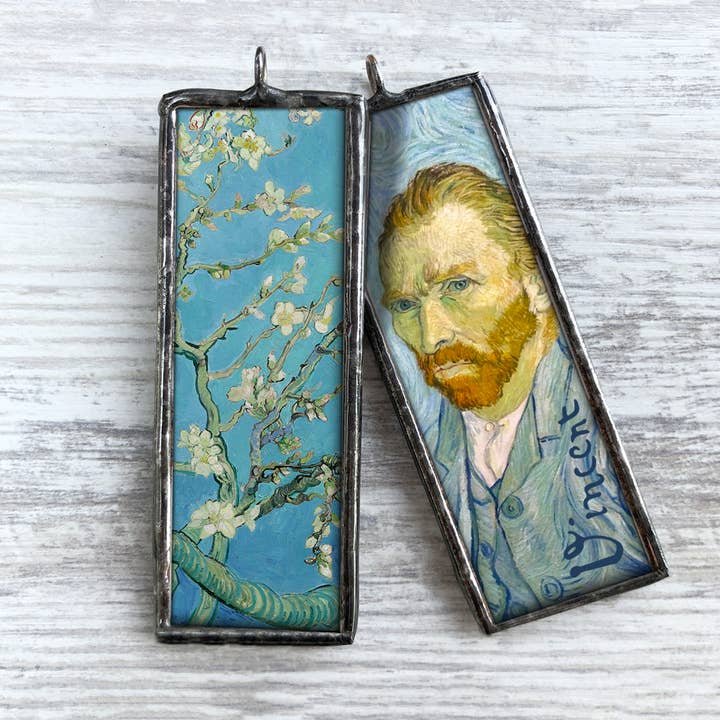 Van Gogh Almond Blossom Art Museum Christmas Ornament Charm for wholesale by Homestyle Charlie
