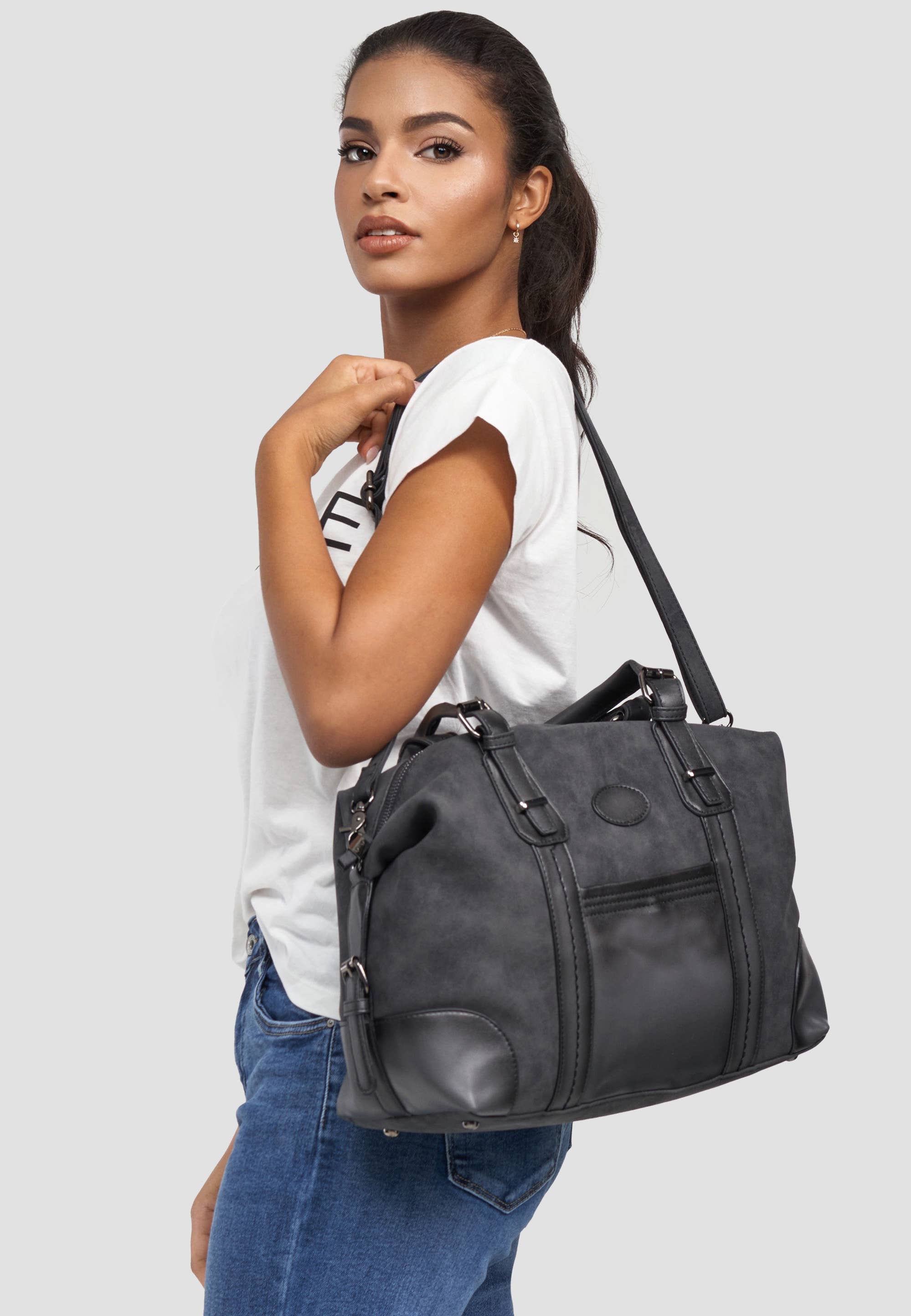 HJS – Engroshandel Tote bag - Dame – Håndtaske 'PACIFIC' - Rummelig med mange rum5