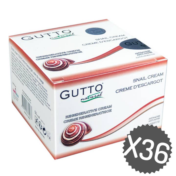 Gutto Natural - Wholesale Body Cream/Lotion - Snail slime cream 50 ml (per box of 36)0
