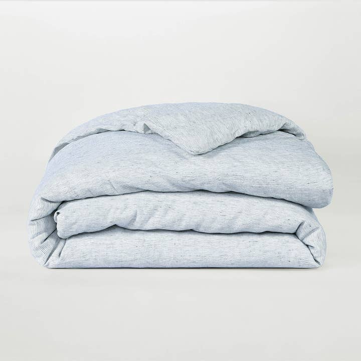 French Linen Luxeweave Duvet Cover - Pinstripe for wholesale by SIJO