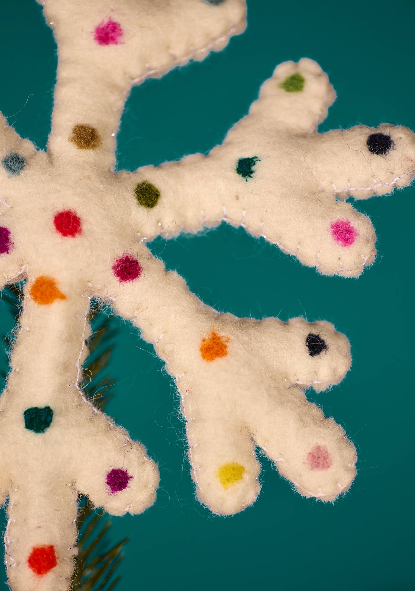 Namaste - Wholesale Tree Topper - Dotty Rainbow Snowflake Tree Topper1