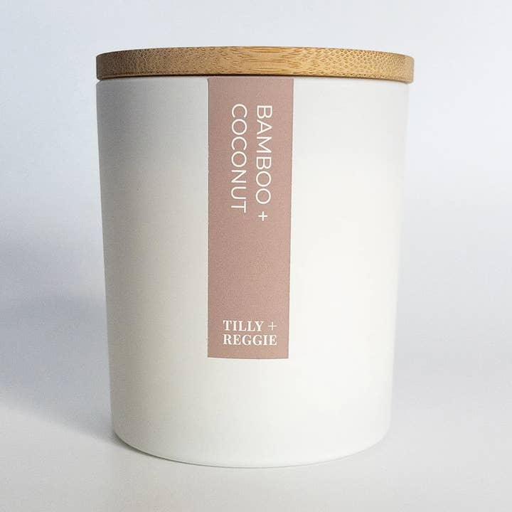 Soy Wax Candles | Classic Collection | Bamboo + Coconut for wholesale by Tilly + Reggie