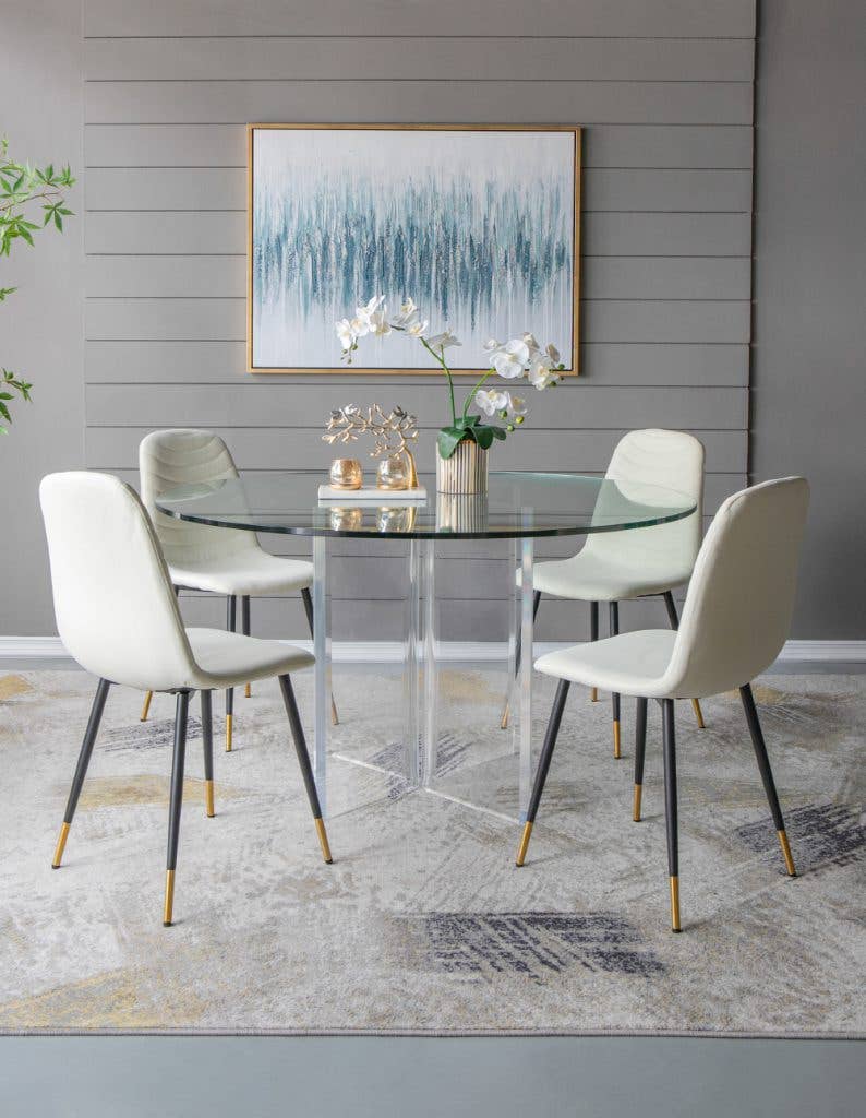 A&B Home Group Inc. - Venta al por mayor Sillas - Juego de 4 sillas de comedor Fausta7