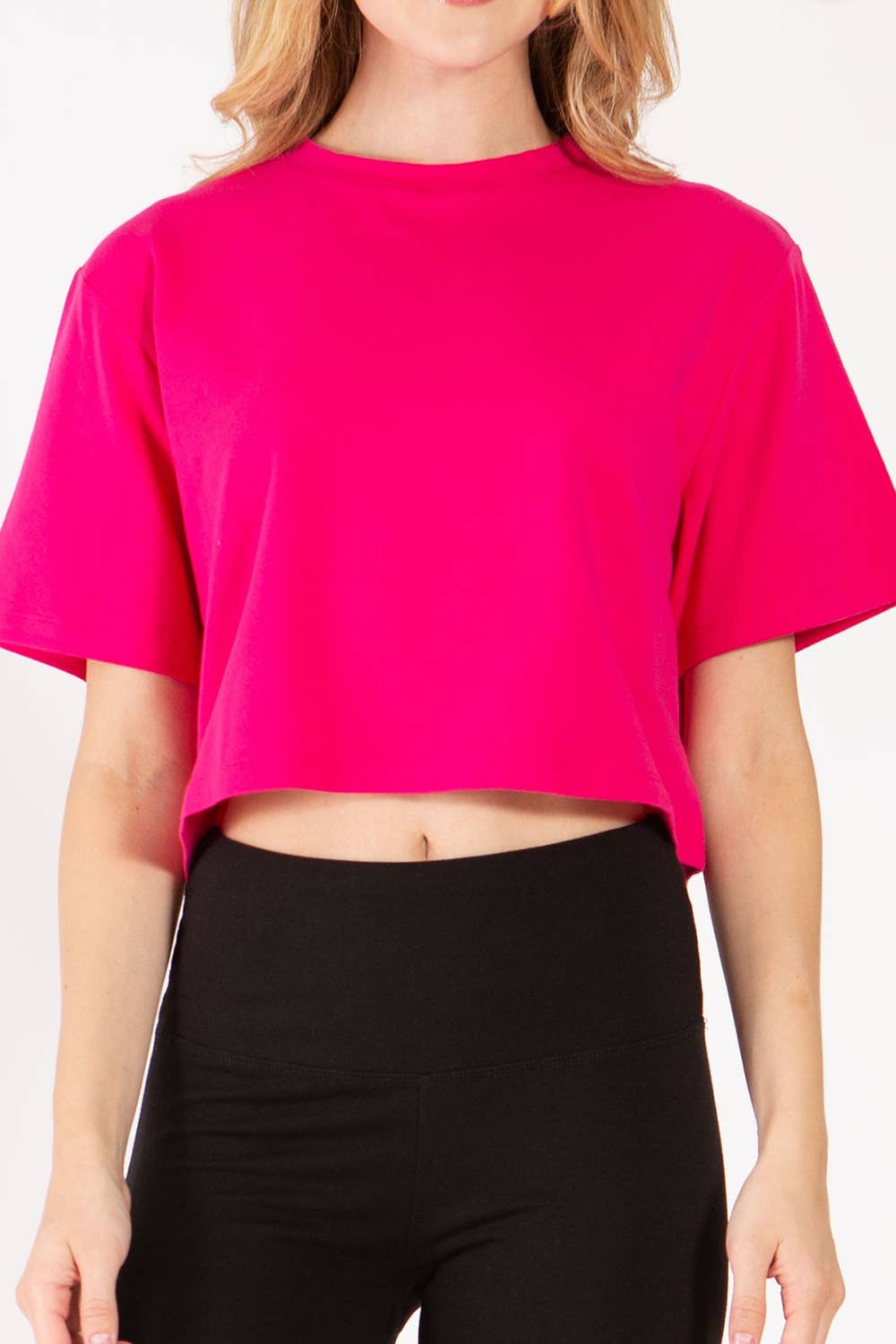 Color 5 – wholesale T-shirt – women's – Cotton lycra over size cropped t shirts with loose fit23