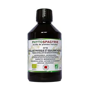 Synergies Phytospagyrie N15 Physical Stimulant 300ml for wholesale by Vecteur Energy