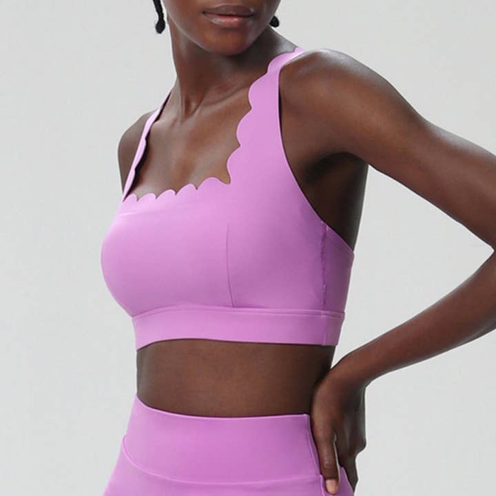 Sodalemon - Wholesale Activewear Set - Women's - Women Seamless Quick-Dry Set Strappy Bra & A-Line Skirt14