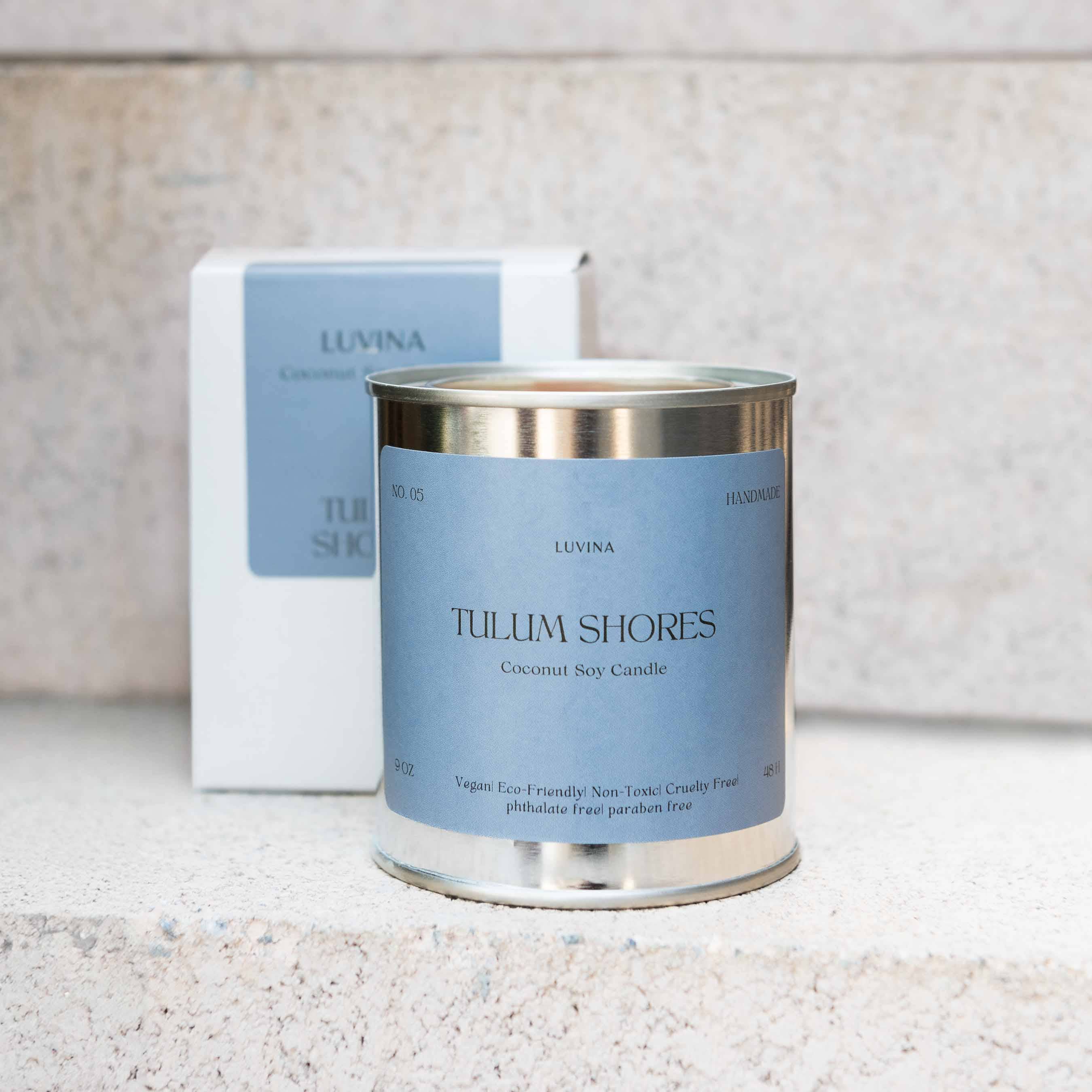 Luvina - Wholesale Travel Candles - Tulum Shores1