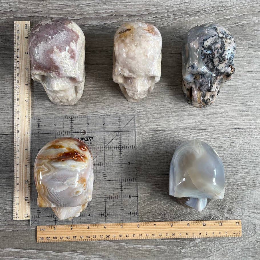Keystone Crystals - Wholesale Spiritual Stone/Crystal - Assorted Crystal Skulls – Bulk Lot for Gift Shops112