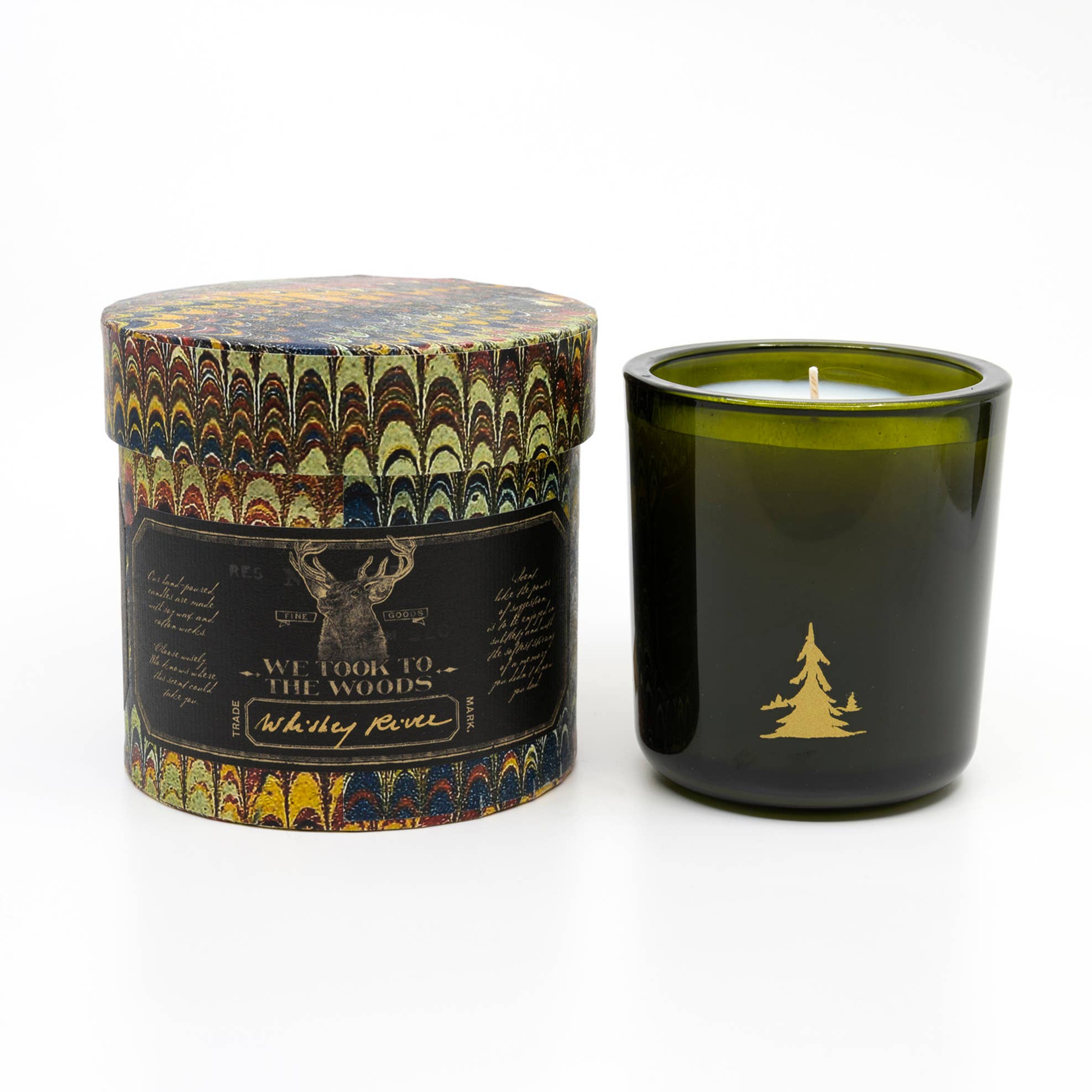 We Took To The Woods – Engroshandel Glaslys – Whiskey River - Marmor0