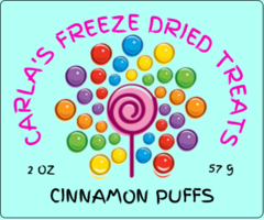 CARLA'S FREEZE DRIED TREATS LLC. - Wholesale Hard Candy - Cinnamon Puffs (Red Hots)3