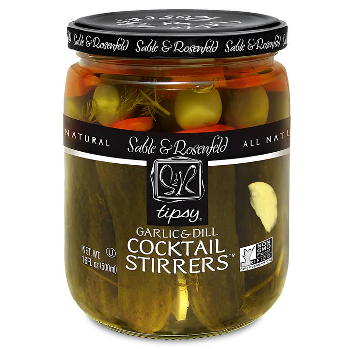 Sable & Rosenfeld Tipsy Cocktail Stirrers - Garlic & Dill for wholesale by Wholesome Good